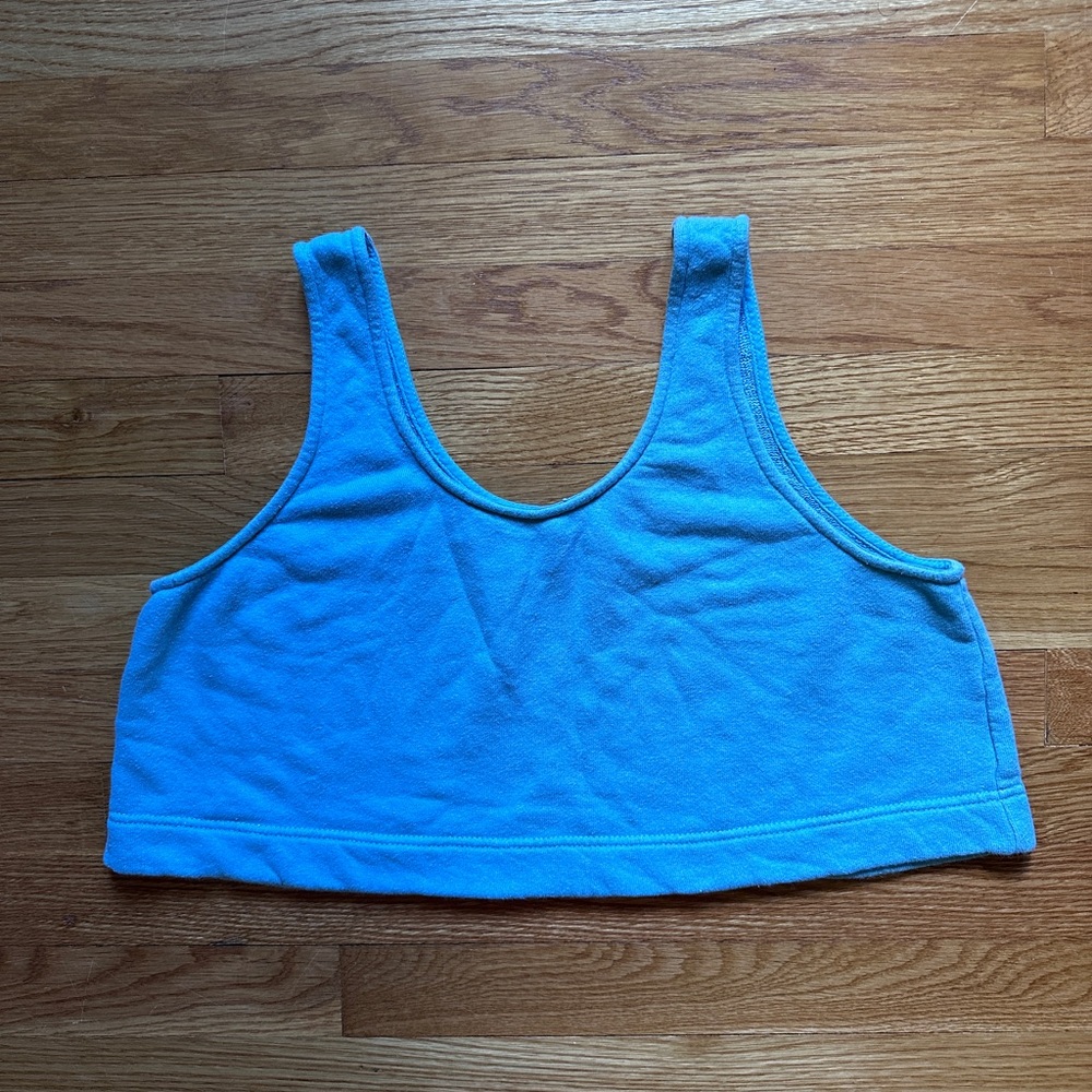 ILANA KOHN Cropped Tank French Terry BLUE